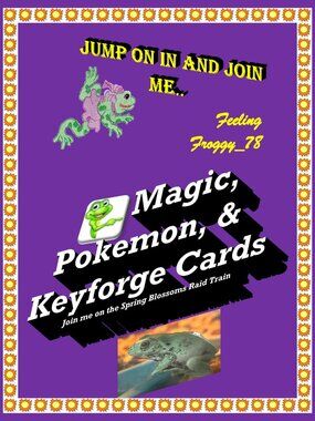 Magic, Pokemon, Keyforge & any other Cards Flyer for Live